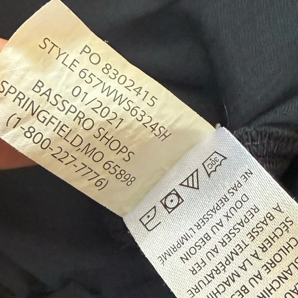 World Wide Sportsman-Bass Pro Shops Navy Nylon hiking skort SZ 2 tennis outdoor - Picture 9 of 11